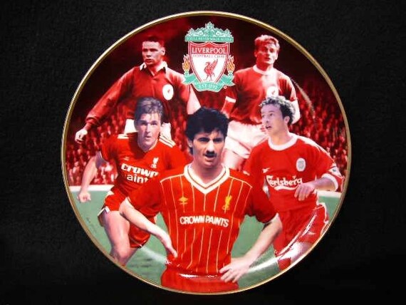 Danbury Mint Liverpool Football Club Plate Ian Rush from the