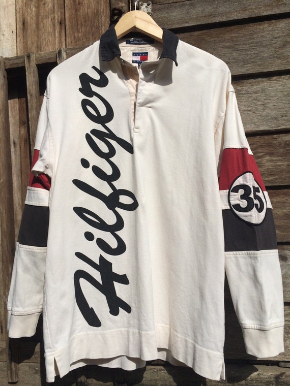 Vintage 90's TOMMY HILFIGER Rugby Polo Shirt