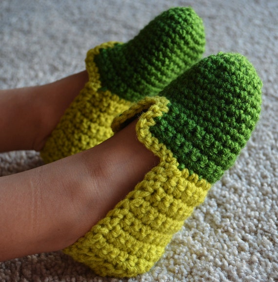 Crochet Slippers. Boys 49 years
