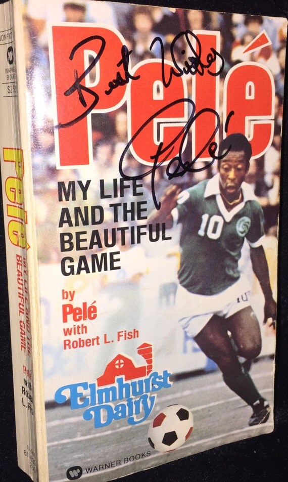 SIGNED Pele Book My Life and the Beautiful Game by GoldMinesLLC