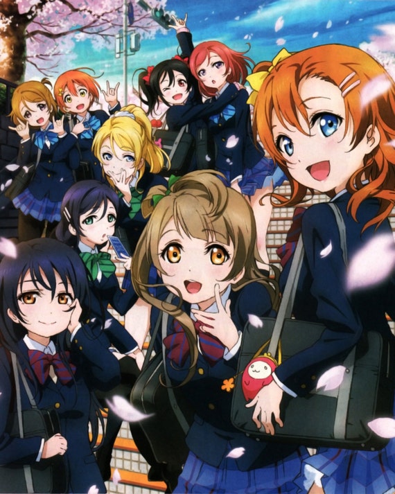 Love Live Poster Anime School Wall Art Idol by Superiorposters