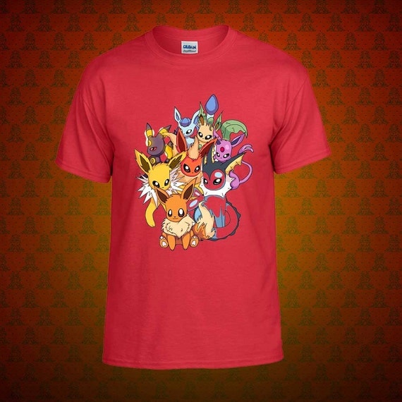 pokemoon eevee evolution t shirt by rapoposhop on Etsy