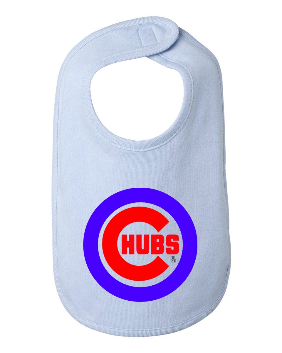 Chicago Cubs Chubs Funny Baby and Toddler Bib Chubby by BBIApparel