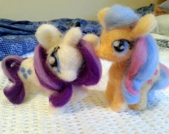 Needle felted My Little Pony