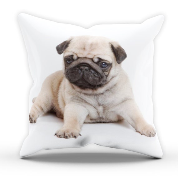 Cute Pug Puppy Pillow Table Cushion Cover Case Present Gift