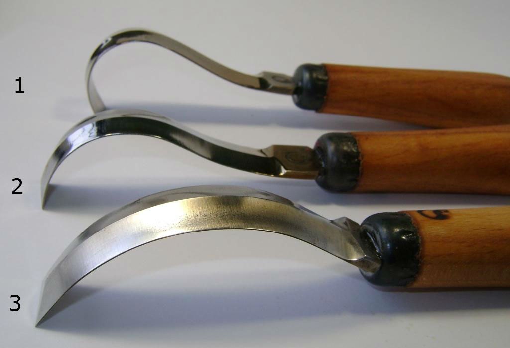 Spoon carving tools. Hand Scorp tool.