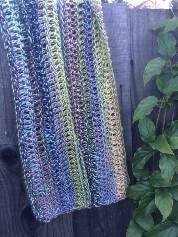 FREE shipping Beautiful handmade crocheted scarf by GardenOfElsie