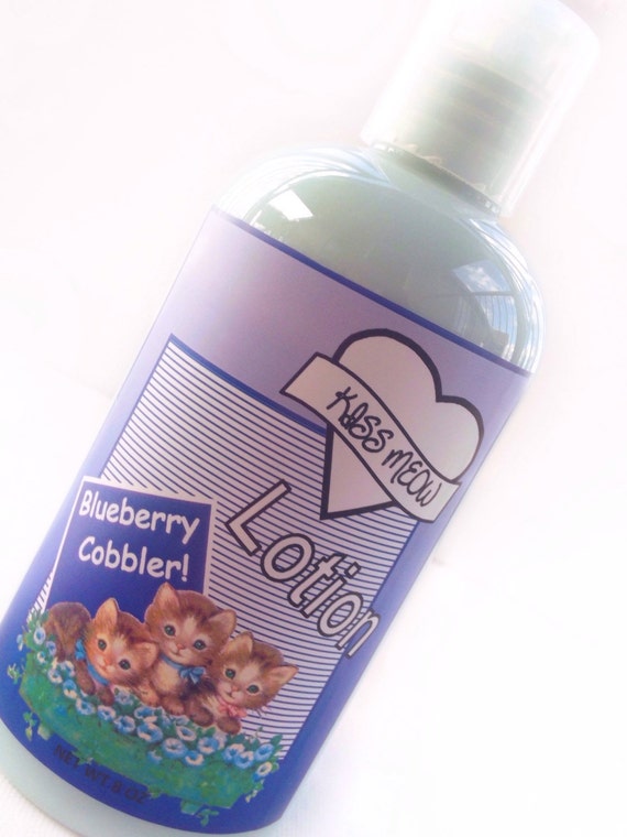 Blueberry Lotion Body Lotion Natural Lotion Bath by KissMeow