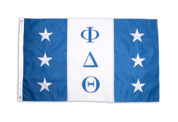 Embroidered Phi Delta Theta Flag by TopHouseBrand on Etsy