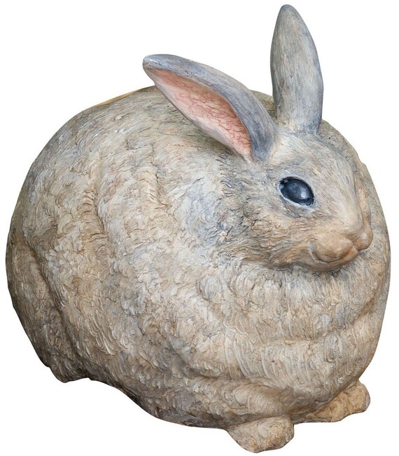 Items similar to Bunny Rabbit Statue, Outdoor and Indoor, 6Inches x 7.