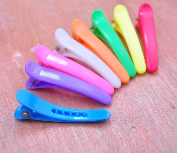 diy clips hair acrylic Clips Mixed Colors alligator Plastic hair Assorted,DIY small  Accessory 100PCS Hair Plastic clip