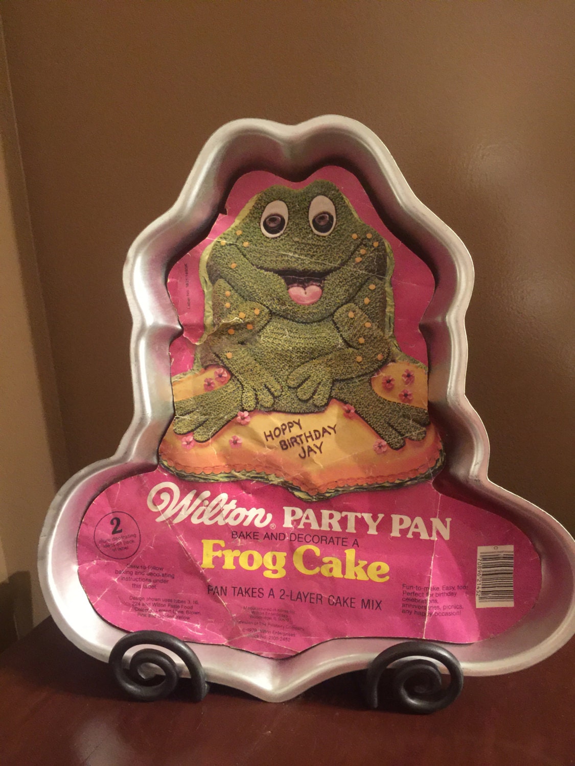 Vintage Wilton Frog Cake Pan 1979 by SliceOfNostalgia on Etsy