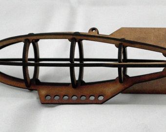 Steampunk Laser cut MDF Airship kit.