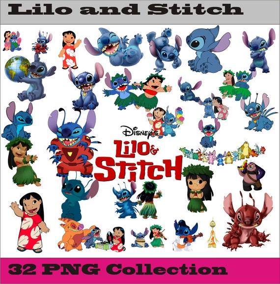 Lilo and stitch Collection PNG Vector Instant by SlavGraphics