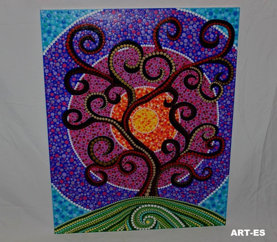 Items similar to Acrylic Dot Painting on Etsy