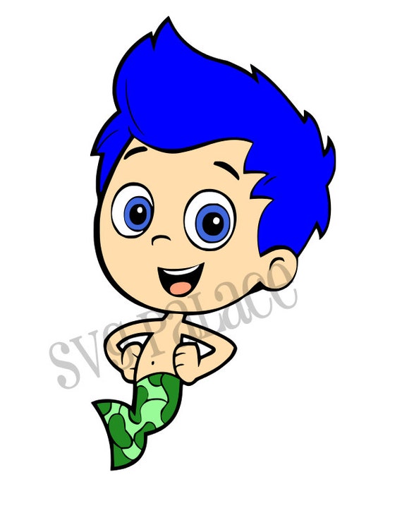 Bubble Guppies Gil SVG Cut File. Cricut Explore. by SVGPalace