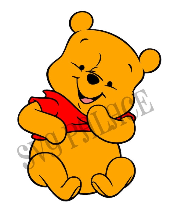 Baby Winnie The Pooh SVG Cut File. Cricut Explore. by SVGPalace