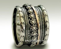 Meditation wedding rings