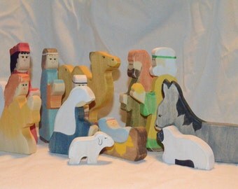 mary and joseph plush dolls