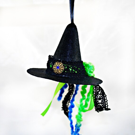 ornament witch hat electric lime christmas ornaments ornament witch hat electric lime christmas ornaments