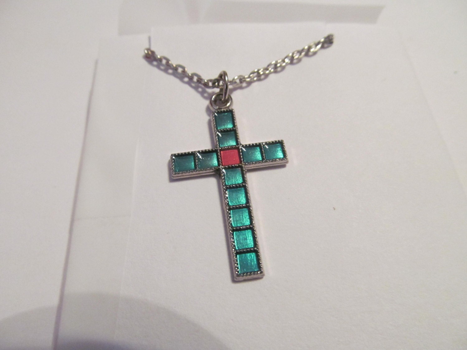 silver cross teal