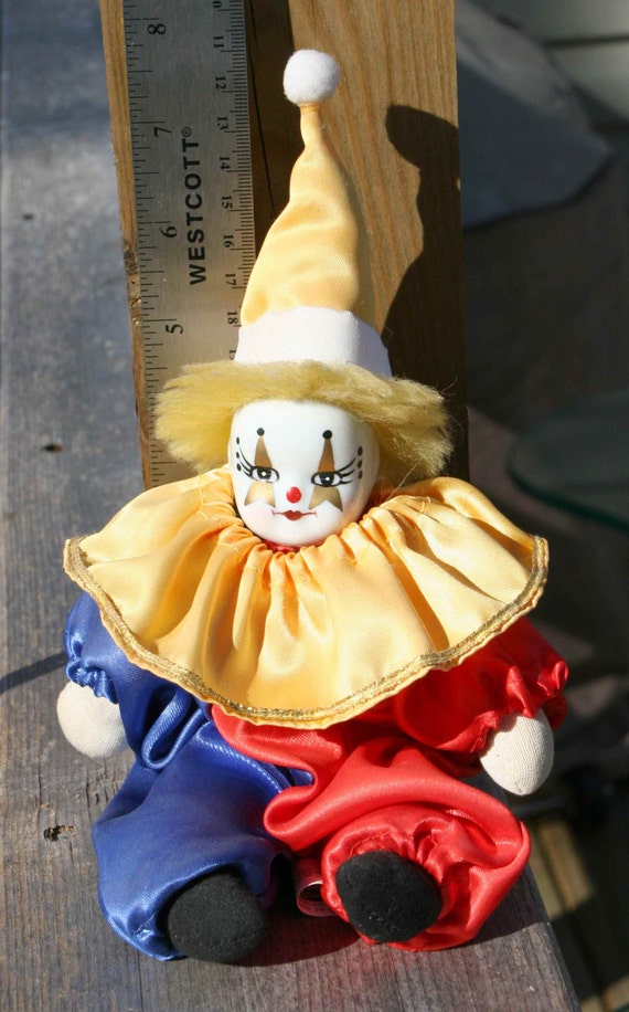 ceramic clown doll