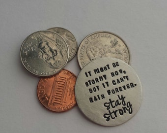 Hand stamped coin