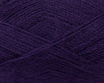 Roxana Purple - Angora/Acrylic Sock Knitting Yarn, 100 grams