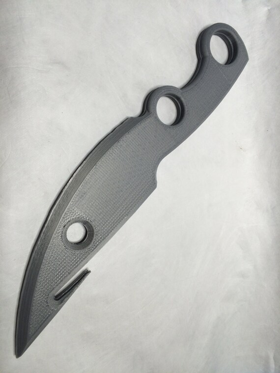 3D Printed Destiny Hunter Knife by BuddhaTheDr on Etsy