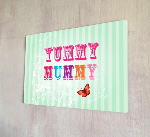 Yummy Mummy Quote Sign A4 Metal Plaque Picture Home Deco   Il 570xN.772375400 Jw9x 