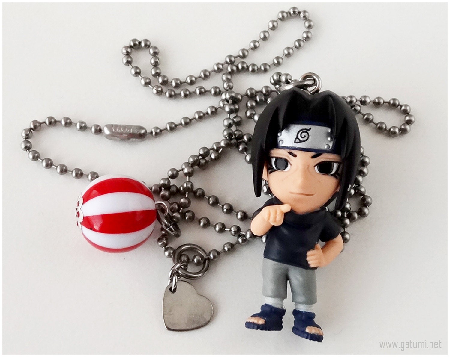 Itachi Uchiha Necklace Stainless Steel Chain Figure Pendant