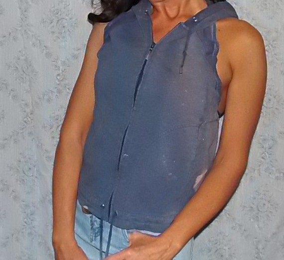 hooded halter top