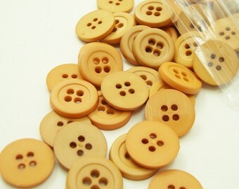 Variegated Beiges 1/2" (13 mm) buttons, Qty 134