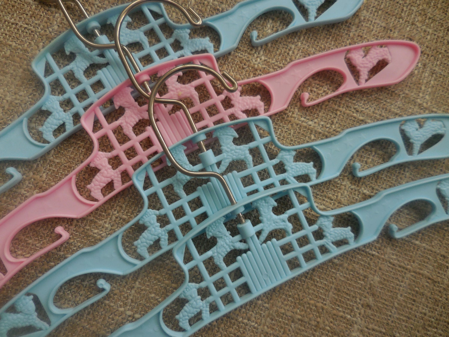 Four Vintage Baby Hangers Haute Juice