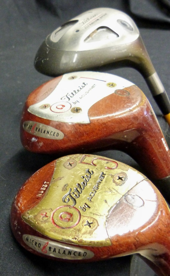 Vintage Titleist Golf Club Lot Includes by RoomtoSpareStorage