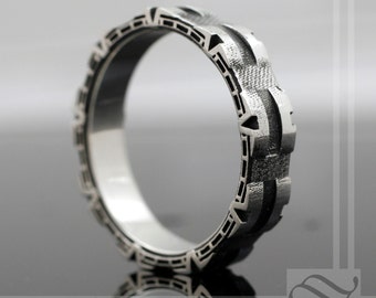Stargate Ring - Sterling Silver