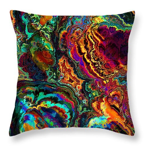 Items Similar To Decorative Accent Throw Pillow Colorful Enamel Look   Il 570xN.711608888 Kr3e 