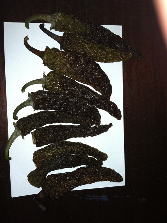 Dried whole jalapeno.