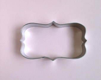 Frame Cookie Cutter / Plaque Cookie Cutter