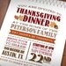 THANKSGIVING TENT CARDS and labels Instant Editable Printable