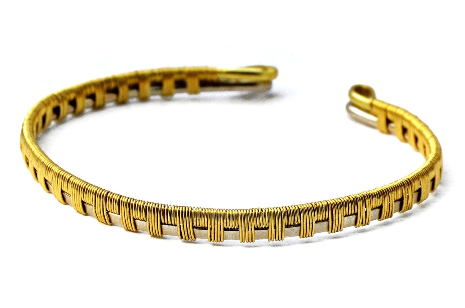 Gold and Silver Armlet Egyptian Arm Band Cleopatra Arm Cuff