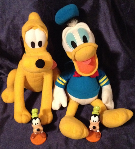 large donald duck stuffed animal