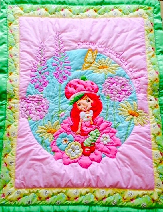 Items similar to Strawberry Shortcake Baby Quilt on Etsy