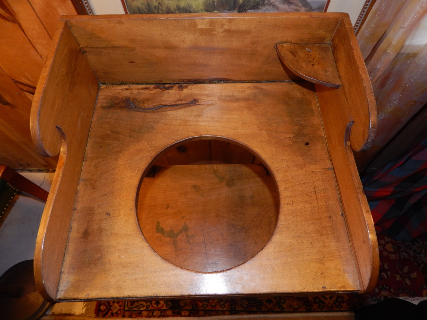 Antique Wash Basin Table Stand Wash Board Table by TheFridayBarn