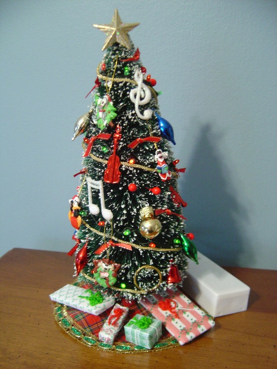 dollhouse miniature lighted christmas tree 9 tall with dollhouse miniature lighted christmas tree 9 tall with