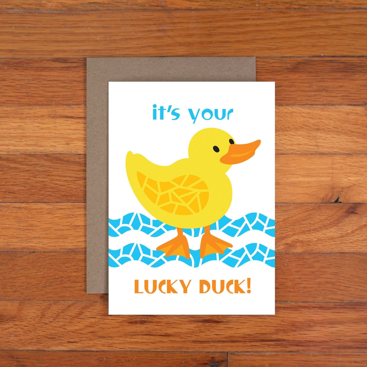 Duck Card Birthday Card Funny Kids Birthday Card