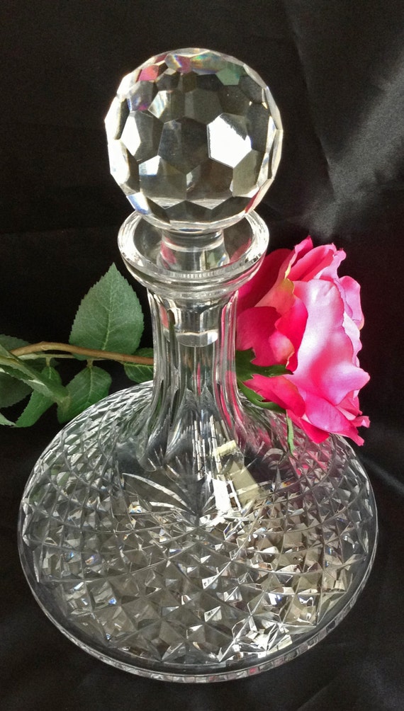 Waterford Decanter Alana Pattern Waterford Ships Decanter