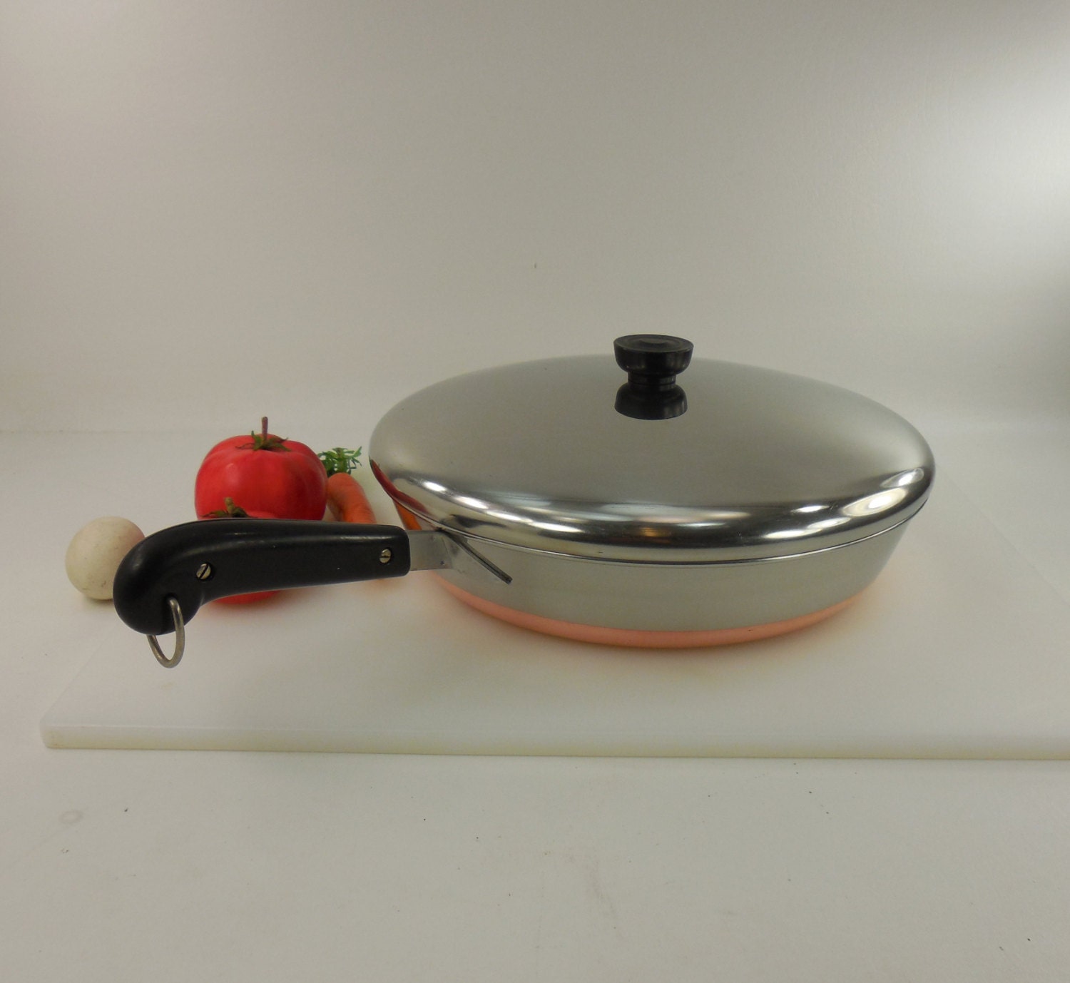 Revere Ware Large 12 Skillet Fry Pan Chicken by oldetymestore