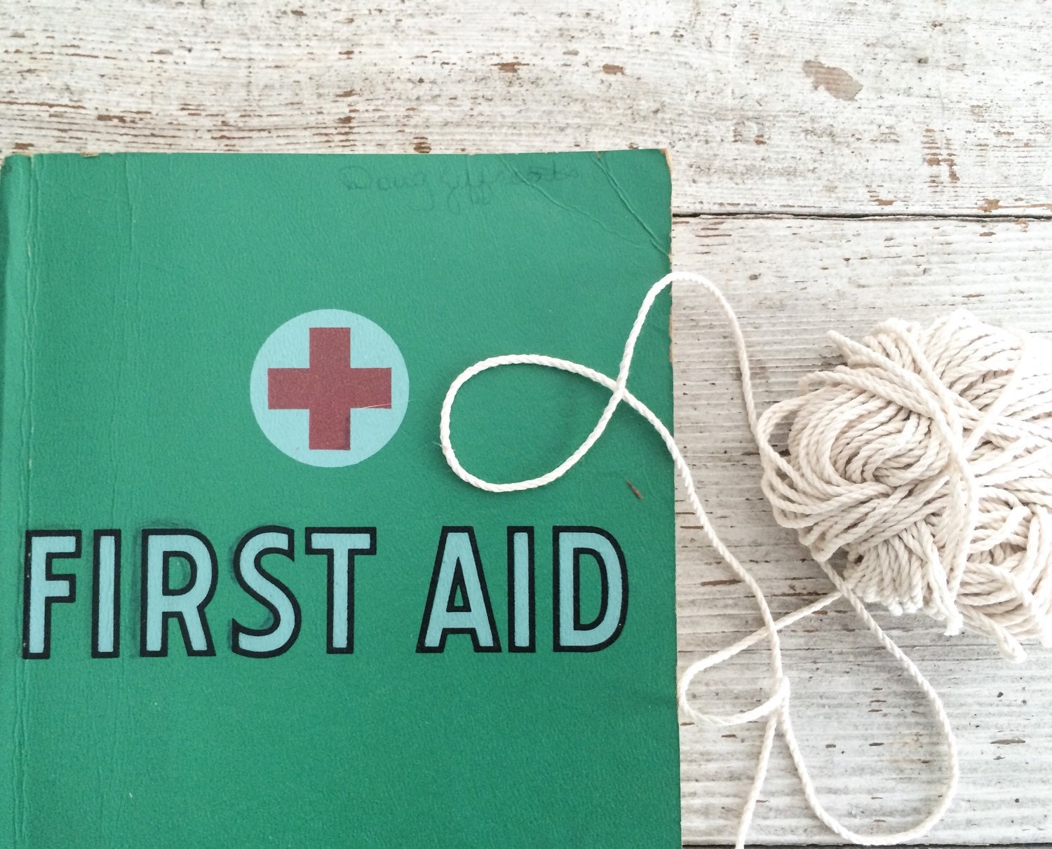 Vintage American Red Cross First Aid Instructional Book 4th