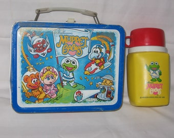 Items similar to Jim Henson's Muppet Babies Vintage Metal Lunchbox ...